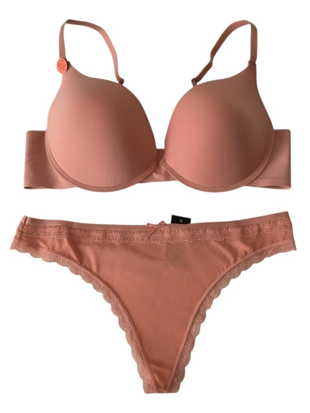 40C/XL Push Up Bra And Panty Set